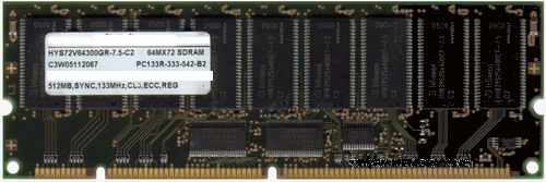 HP Hewlett Packard 236853-B21 Memory 512MB 133 MHz SDRAM Fits with Proliant DL740 and DL760 G2 Series, UPC 720591801380 (236853B21 236853 B21)