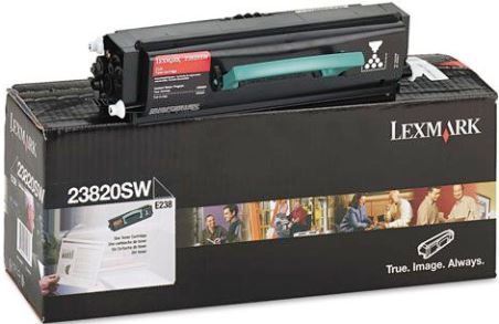 Lexmark 23820SW Black Toner Cartridge For use with Lexmark E238 Monochrome Laser Printer, Up to 2000 standard pages Declared yield value in accordance with ISO/IEC 19752, New Genuine Original OEM Lexmark Brand, UPC 734646399272 (10N-0202 10N 0202 10-N0202)