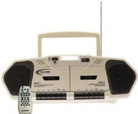 Califone 2395AV-02 Music Maker Plus Multimedia Player, 6 Watts RMS powerful enough for up to 75 people, Built-in electret microphone records student progress, class projects and won’t get lost, Full digital controls with separate bass/treble controls, CD player with CD, CD-R, and CD-RW compatibility, UPC 610356028117 (2395AV02 2395AV 02 2395-AV02 2395 AV-02) 