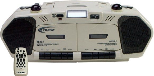   Dual cassette recorder/player, UPC 610356018118 (2395-IR 2395 IR)