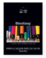 Bienfang 243123 Tracing Paper Pad 9" x 12"; Tracing paper with a fine, smooth surface texture; Superior translucency, 70% transparent; Excellent with pencil, very good with pen and ink, markers or pastels; 24 lb (40 gsm); 9" x 12" size in a 50-sheet pad; Shipping Weight 1.06 lb; Shipping Dimensions 12.00 x 9.00 x 0.2 in; UPC 079946158977 (BIENFANG243123 BIENFANG-243123 BIENFANG/243123 ARTWORK PAPER) 
