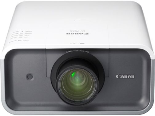 Canon 2473B002 Model LV-7585 Multimedia LCD Projector, 6500 ANSI lumens, Native XGA Resolution 1024 x 768, Aspect Ratio 4:3, Contrast Ratio 1600:1, 1.3x Zoom Lens, Digital Keystone (Vertical) +/- 40 Degree, Digital Keystone (Horizontal) +/- 20 Degree, Projection Lens F1.7 - 2.0, f=48.2 - 62.6 mm, UPC 013803089745 (2473-B002 2473 B002 2473B-002 2473B 002 LV7585 LV 7585)
