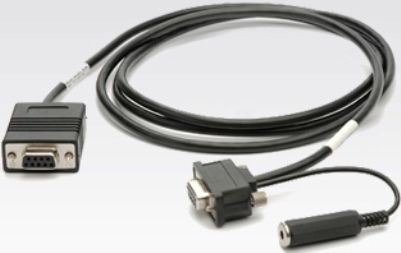 Motorola Symbol 25-13227-02R RS232 6-foot Straight Cable For use with Symbol Miniscan 12XX and 22XX Bar Code Scanners, 9-pin female connector with a trigger jack but no beeper (251322702R 2513227-02R 25-1322702R)