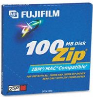 FujiFilm 25275001 Magnetic Media Zip Disk 100MB, IBM and MAC formats available, Superior Durability, High-Speed Transfer Rate, Innovative Cartridge Construction, Made Possible by ATOMM Technology, PET Basefilm, 62ìm Total Thickness, Dimensions 97 X 98.5 X 6mm, UPC 074101791105 (252-75001 2527-5001 25275-001) 