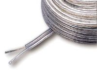 Generic 255-318/ERL# WW103 Speaker Wire, 18 Gauge, Polarized, 1000 ft in black plastic spool, Consumer grade, Clear and flexible PVC jacket, Bulk, UPC 086844215602 (255318ERL 25318ERLWW103 255-318 ERL# WW103 255-318 255318 PET22-1560) 
