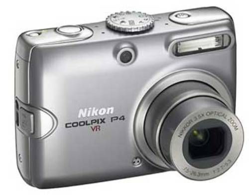Nikon 25540 Coolpix P4 8.1 Effective Megapixel Digital Camera with Stabilizing VR Assurance (25540 25-540 NKN-P4 NKNP4 COOLPIX-P4)