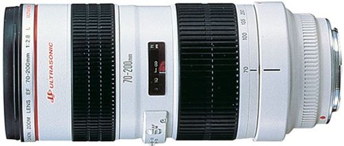 Canon 2569A004 EF 70-200mm f/2.8L USM Telephoto Zoom Lens, 70-200mm 1:2.8 Focal Length & Maximum Aperture, 18 elements in 15 groups Lens Construction, 34 - 12 Diagonal Angle of View, Inner focusing system with USM Focus Adjustment, 1.5m/4.9 ft. Closest Focusing Distance, Rotating Zoom System, 77mm Filter Size, UPC 082966213151 (2569-A004 2569 A004 2569A-004 2569A 004)