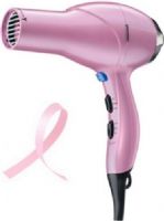 Conair 259BCRMY Power of Pink Infiniti PRO Hair Dryer; 1875 Watt Salon Performance AC Motor Styling Tool; 15% lighter with new AC motor design; AC motor delivers more powerful, fast airflow for styling ease and guarantees up to 3x longer life; Ionic technology to reduce frizz and enhance shine; Ceramic technology safely dries and promotes healthy hair; UPC 074108305558 (259-BCRMY 259B-CRMY 259BC-RMY) 