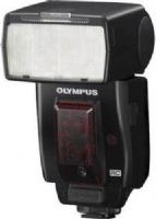 Olympus 260116 FL-50R Wireless External DSLR Camera Flash Unit, GN28 performance at a 12mm focal length (equivalent to 24mm on a 35mm camera, ISO 100) and a very powerful GN50 at a 42mm (equiv. to 84mm, ISO 100), Wireless remote control in three groups (A, B and C), Control settings directly from camera LCD, UPC 050332160750 (260-116 260 116 FL50R FL 50R) 