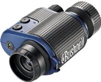 Bushnell 26-0224W NightWatch 2x 24mm Waterproof Monocular Night Vision, 105/35 Field of View (ft@1000 yds/m@1000m), 5-400 ft. Viewing Range, 100% waterproof/submersible, 2x magnification, Rubber armored grip, Built-in tripod mount, Infrared illuminator, Includes case and lanyard (260224W 26 0224W 260-224W 26-0224 260224) 
