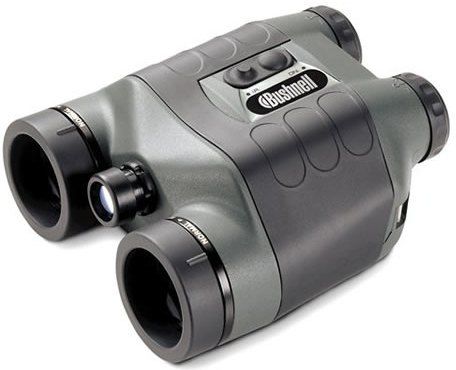 Bushnell 26-0400 Night Vision 2.5x42mm Binocular, 10x magnification, 35mm objective lens, 260 Field of View ft@1000yds, Tripod Mount, 94 Field of View ft@1000 yds, Built-In Infrared Illuminator, 4-600 ft. Viewing Range, Scouting game, Security and surveillance, Camping fun / Exploring caves, Nighttime navigation, Night fishing and boating, Wildlife observation, Search and rescue, UPC 029757260406 (260400 26 0400 260-400)