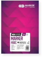 Chartpak 26061300615 AD Marker Pad; Size 7" x 10"; A 175 GSM bright white, smooth coated paper, ideal for marker rendering; Special coating provides clean crisp edges when using alcohol and solvent markers; Several sizes are constructed with an innovative InkBlock panel; UPC 014173412768 (M26061300615 M-26061300615 26061300615 MARKER-26061300615 CHARTPAK26061300615 CHARTPAK-26061300615) 