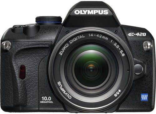 Olympus 262081 EVOLT E-420 Digital SLR Camera With 14-42mm Lens, 2.7 ...