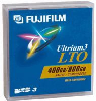 Fuji 26230010 LTO3 Ultrium 3 Tape Cartridge, 400GB/800GB, Transfer Speed: 40MB/Second-Native; 80MB/Second Max. Compressed, 680 m  Tape Length, 12.65 mm Tape Width, Linear Serpentine Recording Method, 1000000 Head Passes Durability, 80/160MB/sec Transfer rate-Native/Compressed (2623001 262300 LTO-3)  