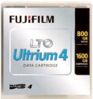 FujiFilm 26247007 LTO Ultrium 4 800GB/1.6TB, 820m Data Storage Tape, High Capacity and Amazing Transfer Rates, Capacity 1.6TB (at 2:1 compression; 800 GB native), Transfer Speed 240MB/sec. (at 2:1 compression; 120MB/sec. native), 820m Length, Enhanced Durability, Encrypted for Security, UPC 074101697261 (262-47007 2624-7007 26247-007) 