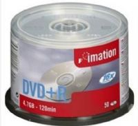 Imation 26318 Silk Screen Printable -DVD+R, 4.7 GB Native Capacity, 120min Recording Time, Printable surface, 50 Media Included Qty, 16x Max. Write Speed (26-318 26 318) 
