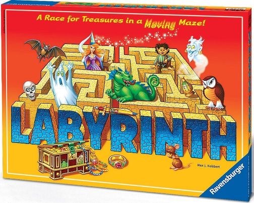 Ravensburger 26448 Labyrinth, Deep within the twisting maze that is the Labyrinth, each player searches for their own unique treasure, Beautifully artistic playing cards determine the quest for your treasure, The first player to reach all of the various treasures and return to the starting point wins, EAN 4005556264483 (RAVENSBURGER26448 RAVENSBURGER-26448 26448 26-448 264-48)