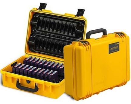 Imation 26553 DataGuard Transport and Storage Case, DataGuard Transport and Storage Case, LTO Insert, Programmable RFID Tag, 20 LTO tapes capacity, Rugged and ultra durable, 2x-4x more G-force shock protection, Cases interlock and stack neatly to conserve space, Water resistant case will float and is leak-resistant, UPC 051122265532 (26 553 26-553)