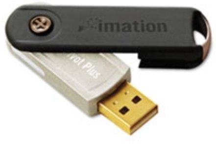 Imation 26658 Pivot Flash Drive USB Flash Drive, 8 GB Storage Capacity, 1 x Hi-Speed USB - 4 pin USB Type A Interfaces, Hi-Speed USB Interface Type, Encryption support, password protection, Windows ReadyBoost capable Features, Apple MacOS 9.0 or later, Microsoft Windows 98SE/2000/ME/XP OS Required, UPC 051122266584 (26-658 26 658)