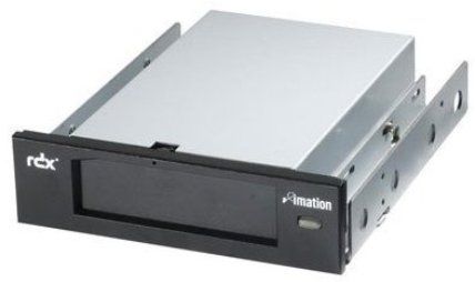 Imation 26708 RDX Removable Hard Disk Storage System, Serial ATA-150 Controller Interface Type, 80 GB Capacity, 150 MBps Data Transfer Rate, Hard drive Supported Devices, 1 x hot-swap Expansion Bays, 1 x storage - Serial ATA-150 - 7 pin Serial ATA Connections, 1 x front accessible - 5.25