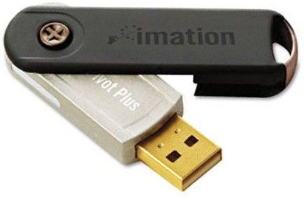 Imation 26760 Pivot Plus Flash Drive USB flash drive, 1 GB Storage Capacity, Hi-Speed USB Interface Type, Encryption support, password protection, Windows ReadyBoost capable, Microsoft Windows Vista / 2000 / XP OS Required, UPC 051122267604 (26 760 26-760)