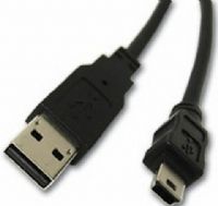 Cables To Go 27005 Usb Cable - 4 Pin Usb Type A M - 5 Pin Mini-Usb Type B M, USB Cable Type, 79" Cable Length, 1 x Type A Male USB Connector on First End, 1 x Mini Type B Male USB Connector on Second End (27005 27-005 27 005) 