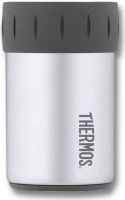  Thermos 2700TRI6 Vacuum Insulated Stainless Steel Beverage Can Insulator; Thermos vacuum insulation technology for maximum temperature retention; Case of 6 units; Price by unit; Keeps beverages cold for up to 10 hours; Durable stainless steel interior and exterior; Sweat-proof; Fits most cup holders; Holds one 12-ounce can; Not for hot liquids; Unbreakable, Rubber Handle; Dimensions 6.6" x 9.9" x 5.7", Weight 3 Lbs; UPC 041205600619 (THERMOS2700TRI6 THERMOS 2700TRI6 2700 TRI6 THERMOS-2700TRI6) 