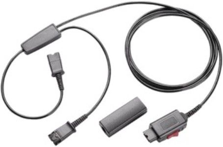 Plantronics 27019-03 Y-Adapter Trainer, Y-Connector allows two headsets to be connected to a single headset adapter, allowing trainers and supervisors to monitor agents calls, UPC 017229003354 (2701903 27019 03 2701-903 270-1903)