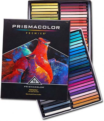 Prismacolor 27055 NuPastel, 96-Color Set; Larger sticks for longer use; The firm sticks are cleaner and stronger than ordinary pastels; Use to create broad strokes or fine lines for details; Features a creamy texture for easy blending and less dusting for a cleaner area, neater work, and less erasure; UPC 070530270556 (PRISMACOLOR27055 PRISMACOLOR 27055 PRISMACOLOR-27055)