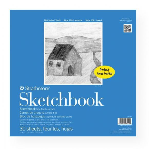 Strathmore 27-110-1 Series 100 Wire Bound Sketchbook 12