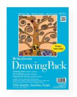 Strathmore 27-119-1 100 Series 9" x 12" Drawing Paper Sheet Stock; White, lightly textured paper for pen, colored pencils, or crayon; 9" x 12", 200-sheet pack; Shipping Weight 2.9 lb; Shipping Dimensions 12.00 x 9.00 x 1.25 in; UPC 012017271199 (STRATHMORE271191 STRATHMORE-271191 100-SERIES-27-119-1 STRATHMORE/271191 271191 ARTWORK) 