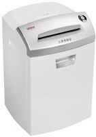 Intimus Pro 32CC3 Shredder; for home or small offices; Auto On/Off and reverse; Accepts staples, paper clips, credit cards and CDs/DVDs; 110 V Electrical; 9 1/2" Throat Size; 8.8 gallons Shred Container; 12 ft. per minute Speed; 15.4" x 14.2" x 23.6" Dimensions; PB3 Shredder Bags Accessories; 5/32" x 1 1/8" Shred Size; Up to 12 sheets Capacity (INTIMUS32CC3 Martin Yale 274164 MARTINYALE274164) 