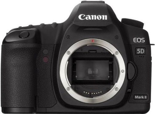 Canon 2764B003 EOS 5D Mark II Digital SLR Camera Body without Lens, 3.0-inch Clear View LCD (920000 dots/VGA) monitor with anti-reflective and scratch-resistant coatings, 21.1 Megapixel Full-frame CMOS sensor, 14-bit A/D conversion (16384 colors/each of 3 primary color), Image Format 36 mm x 24mm (35mm Full-frame), UPC 013803105384 (2764-B003 2764 B003 2764B-003 2764B 003)