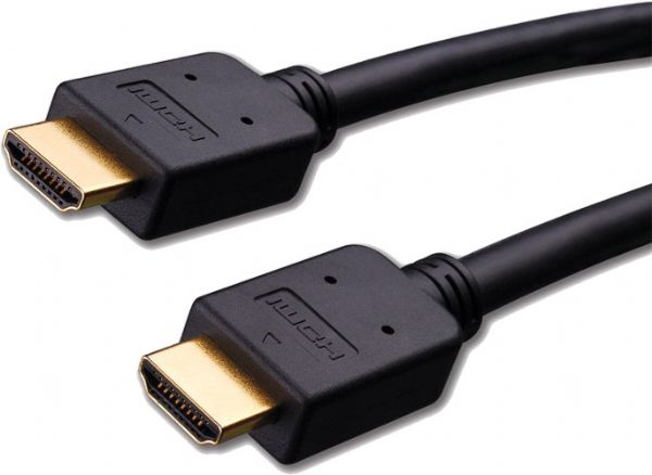 Vanco 277003X Installer Series High Speed HDMI Cable With Ethernet, 3 Ft Cable Length; HDMI Ethernet Channel, Which Allows For A 100 Mb/S; Establishes Ethernet Connection Between The Two HDMI Ports; Connected Devices; Supports Audio Return Channel Functionality; Exceeds 10.2 Gbps Of Data Speed Transfer; UL Listed And CL3 Rated; 7.3 Mm O.D., 28 AWG Black Cable; Dimensions 6