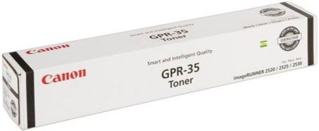 Canon 2785B003AA Model GPR35 Black Toner Cartridge for use with imageRUNNER 2525 and imageRUNNER 2530 Laser Multifunction Printers, Up to 14600 Pages at 5% coverage, New Genuine Original OEM Canon Brand, UPC 013803118025 (2785-B003AA 2785B-003AA 2785B003A 2785B003 GPR-35 GPR 35 GPR35BK)