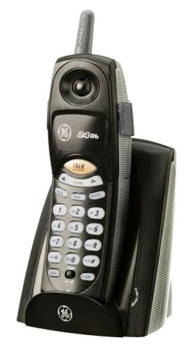 GE General Electric 27923GE2 Cordless Telephone, 2.4GHz, Basic Analog, Black (27923GE2 27923-GE2 GE27923GE2 GE-27923GE2)