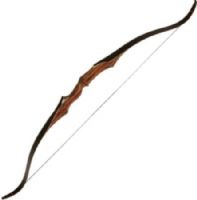 Martin Archery 280040LH Hunter Recurve 40# Left Hand Bow; 40# Left Hand; 35 - 65 lbs Draw Weight; 6.75" - 7.75" Brace Height; 62" AMO Length; Riser woods are Shedua with a broad beam of Bubinga through the center, outlined with hard Maple; Limbs made of Eastern Hard Maple laminations and black fiberglass, limb tips of Bubinga and black fiberglass overlays; Weight 2 lb 3 oz; UPC 043008015676 (280040-LH 280040 LH) 