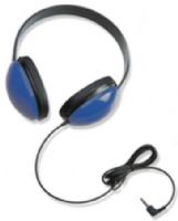 Califone 2800-BL Listening First Stereo Headphones, Blue; Specifically sized for young students; Adjustable headband comfortable for extended wear; Ideal for beginning computer classes and story-time uses; Permanently attached with reinforced “strain” connection resists accidental pull out; Replaceable leatherette ear cushions; UPC 610356563007 (2800BL 2800 BL 2800B 2800) 