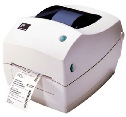 Zebra Technologies 2844-10300-0001 model TLP-2844 Direct thermal / thermal transfer printer, Up to 240.9 inch/min - B/W Print Speed, Wired Connectivity Technology, Parallel, Serial, USB Interface, 203 dpi x 203 dpi B&W Max Resolution, 5 x bitmapped 20 x barcode Fonts Included, 256 KB RAM Installed, Curved Media Path Type, Perforated labels Media Type, 4.25 in x 11 in Custom Max Media Size (2844 10300 0001 2844103000001 TLP 2844 TLP2844)