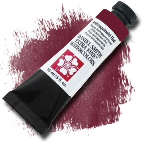 Daniel Smith 284600008 Extra Fine, Watercolor 15ml Bordeaux; Highly pigmented and finely ground watercolors made by hand in the USA; Extra fine watercolors produce clean washes even layers and also possess superior lightfastness properties; UPC 743162008636 (DANIELSMITH284600008 DANIELSMITH 284600008 DANIEL SMITH DANIELSMITH-284600008 DANIEL-SMITH)