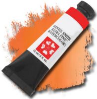 Daniel Smith 284600126 Extra Fine, Watercolor 15ml Pyrrol Orange; Highly pigmented and finely ground watercolors made by hand in the USA; Extra fine watercolors produce clean washes even layers and also possess superior lightfastness properties; UPC 743162014644 (DANIELSMITH284600126 DANIELSMITH 284600126 DANIEL SMITH DANIELSMITH-284600126 DANIEL-SMITH) 
