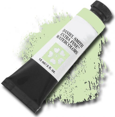 Daniel Smith 284600181 Extra Fine, Watercolor 15ml Rare Green Earth; Highly pigmented and finely ground watercolors made by hand in the USA; Extra fine watercolors produce clean washes even layers and also possess superior lightfastness properties; UPC 743162027170 (DANIELSMITH284600181 DANIELSMITH 284600181 DANIEL SMITH DANIELSMITH-284600181 DANIEL-SMITH)