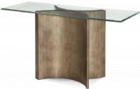 Bassett Mirror 2914-400B-TEC Model 2914-400B-T Thoroughly Modern Simmetry Console; Brushed Bronze Leaf Finish; Modern Style; Dimensions 54" x 22" x 29"H; Weight 122 pounds (2914-400B-TEC 2914 400B T 2914400B-T 2914-400B TEC 2914400BTEC 2914-400BTEC 2914400BTEC 2914-400BT) 