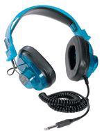 Califone 2924AVP Deluxe Mono Headphone Monaural Headphones with Coiled Cable; Circumaural Closed Back Dynamic Monaural Headphones Type , 50 Hz - 12 kHz Frequency Range , 600 Ohms Impedance, 103 dB @ 1 kHz Sensitivity, 100 mW Maximum Input Power, 1/4