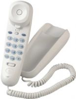 GE General Electric 29253GE1 Trimline Phone, Ringer control hi/lo/off, Dial in handset, Flash function, Handset volume control, Hearing aid compatible, Desk or wall mountable, White Color (29253 GE1 29253-GE1 29253GE1)