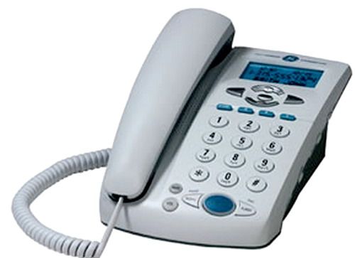 General Electric 29385GE1 Single Line Corded Phone Call Waiting Caller ID; 75 name-number Caller ID memory; 3 line LCD; 10 number memory & 3 one-touch memory; Speakerphone; Auto-transfer to handset; Dialback function; Flash & redial function; Mute with indicator; Wall mountable, White (29385 GE1, 29385-GE1)