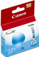 Canon 2947B001 model CLI-221C Cyan Ink Cartridge, Inkjet Print Technology, Cyan Print Color, New Genuine Original OEM Canon, For use with PIXMA iP3600, PIXMA iP4600, PIXMA MP620 and PIXMA MP980 Canon Printers (2947B001 2947-B001 2947 B001 CLI221C CLI 221C CLI-221C CLI221 CLI-221 CLI 221) 