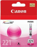 Canon 2948B001 model CLI-221M Magenta Ink Cartridge, Inkjet Print Technology, Magenta Print Color, New Genuine Original OEM Canon, For use with PIXMA iP3600, PIXMA iP4600, PIXMA MP620 and PIXMA MP980 Canon Printers (2948B001 2948-B001 2948 B001 CLI221M CLI 221M CLI-221M CLI221 CLI-221 CLI 221) 