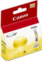Canon 2949B001 model CLI-221Y Yellow Ink Cartridge, Inkjet Print Technology, Yellow Print Color, New Genuine Original OEM Canon, For use with PIXMA iP3600, PIXMA iP4600, PIXMA MP620 and PIXMA MP980 Canon Printers (2949B001 2949-B001 2949 B001 CLI221Y CLI 221Y CLI-221Y CLI221 CLI 221 CLI-221) 