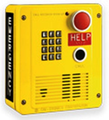 GAI-Tronics 294AL-001 Keypad Emergency Wall-Mount Telephone, Auto-dial Numbers (24 digit capacity), Password (4 digits), Silent Monitoring Feature (on/off) (294AL001 294AL 001 294-AL001 294AL0-01)